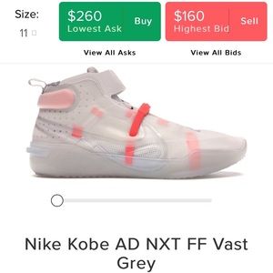 Nike Kobe AD NXT FF vast grey